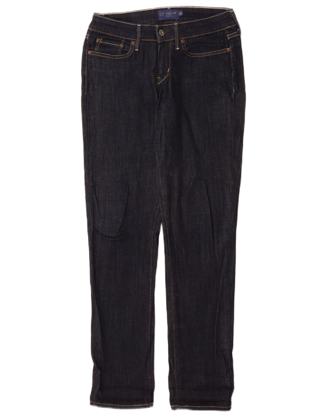 Levi's Dame Slight Curve Slim Jeans W27 L31 Marineblå Bomuld