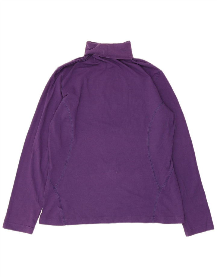 Nike Dame Roll Neck Top Langærmet Stor Lilla