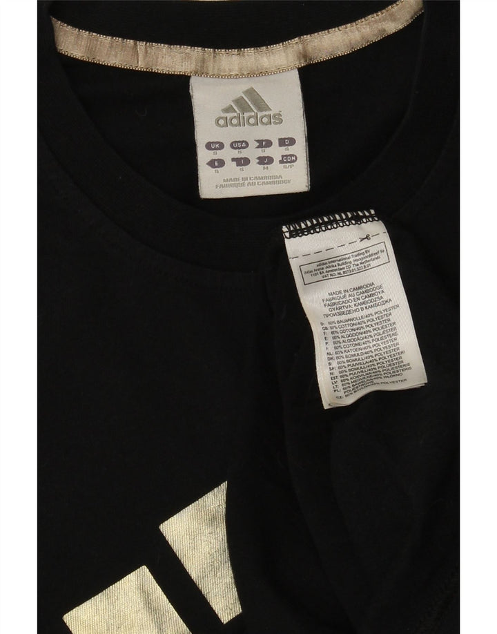 Adidas Herre grafisk T-shirt top lille sort bomuld