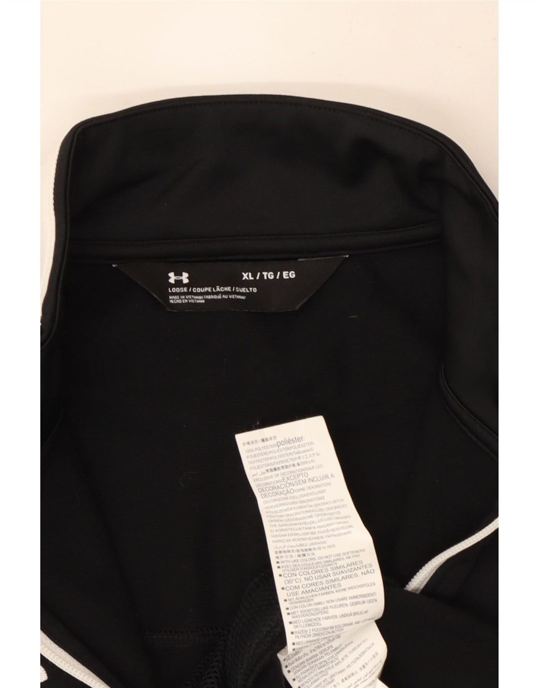 Under Armour Herre træningsdragt Topjakke XL Sort Colourblock Polyester