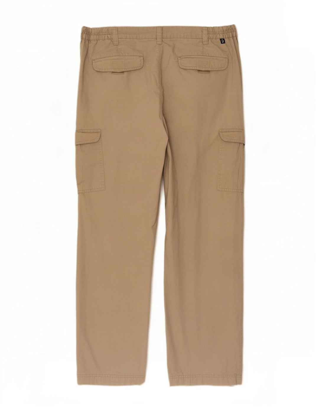 Farah Straight Cargo bukser til mænd W34 L31 Beige bomuld