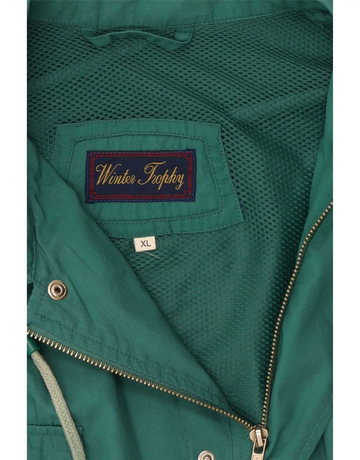 Vintage Herre Military Jacket UK 42 XL Grøn