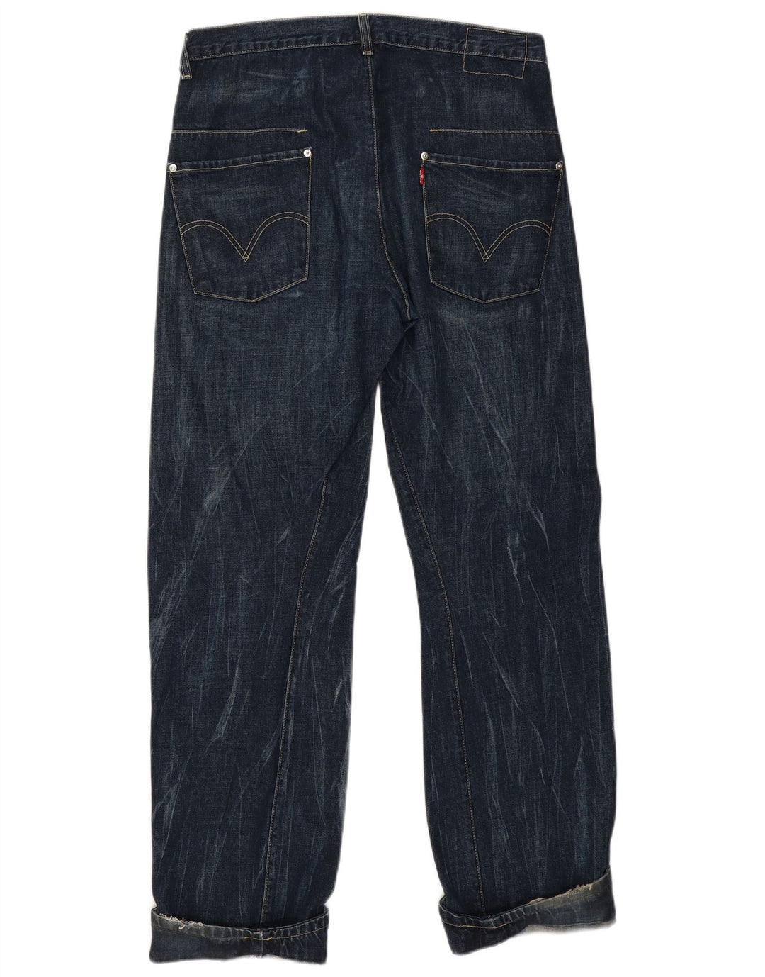 Levi's Straight Jeans til mænd W36 L32 Marineblå