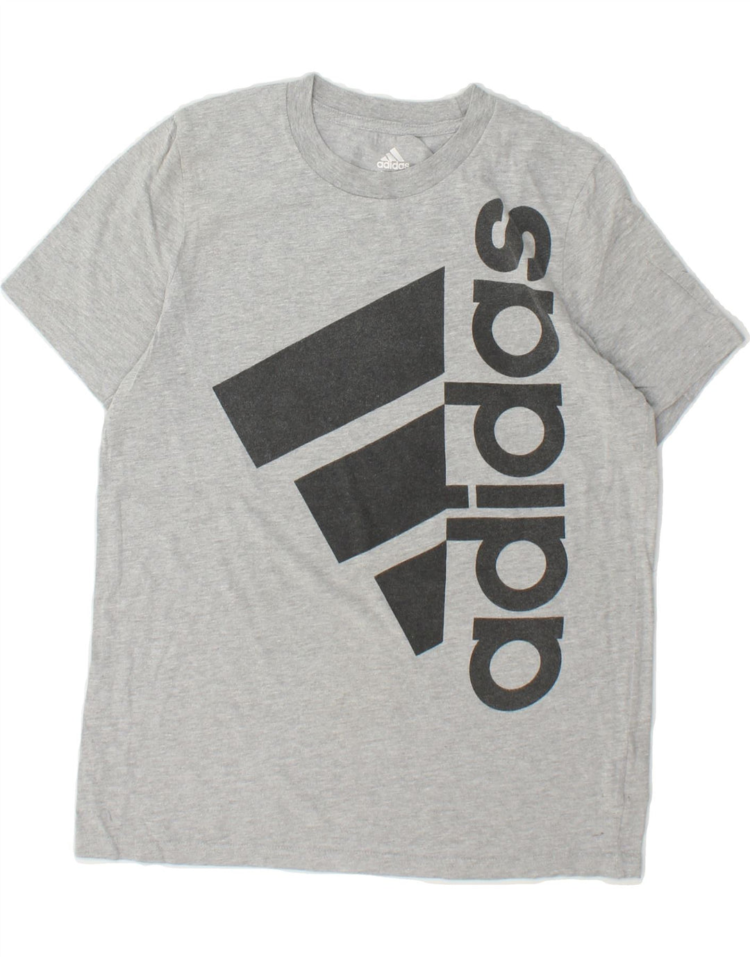 ADIDAS Boys Graphic T-Shirt Top 10-11 Years Medium  Grey Cotton Vintage Adidas and Second-Hand Adidas from Messina Hembry 