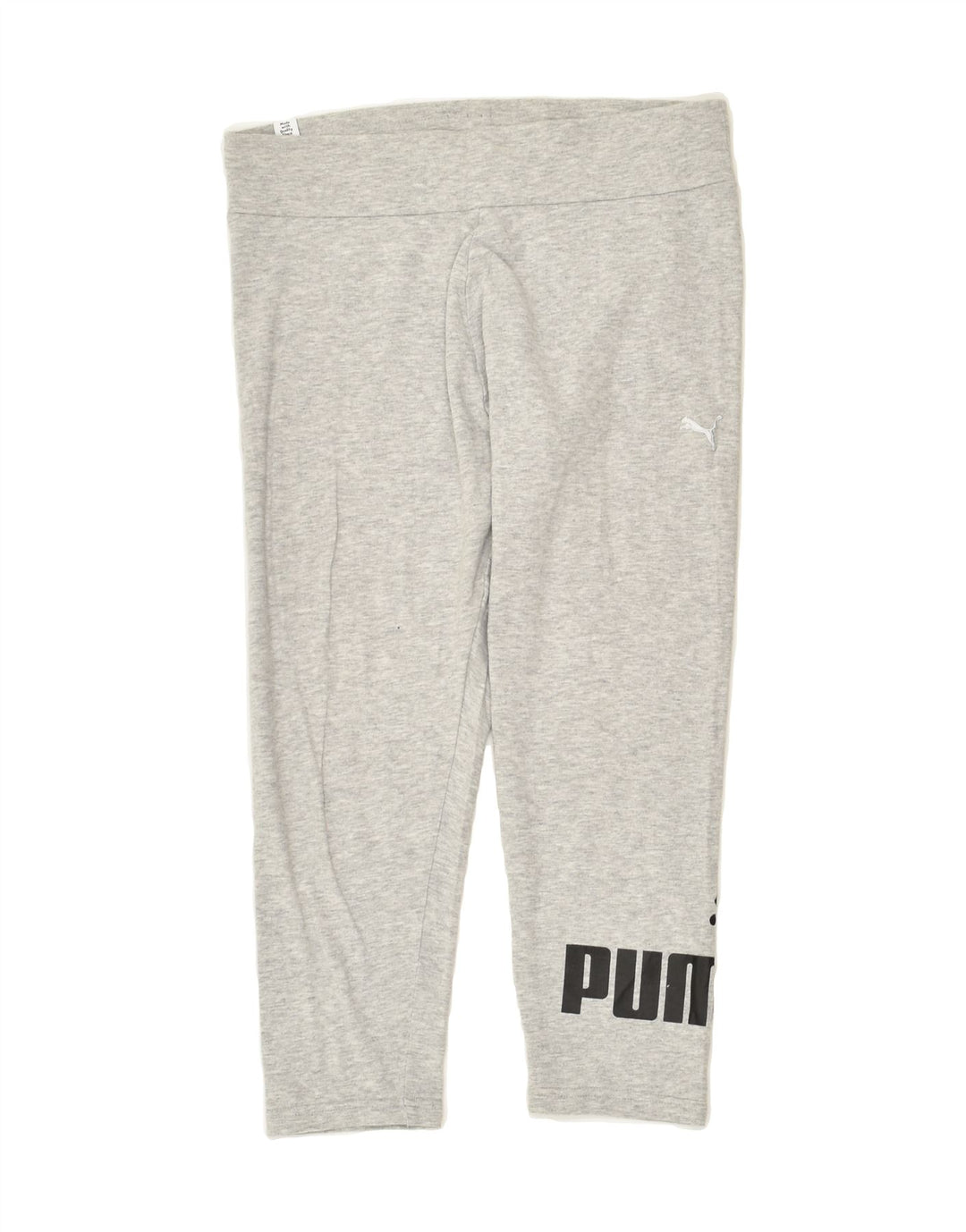 PUMA Womens Graphic Leggings UK 12 Medium  Grey | Vintage Puma | Thrift | Second-Hand Puma | Used Clothing | Messina Hembry 