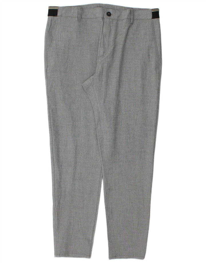 Zara Herre Tapered Chino Bukser Large W32 L29 Grå