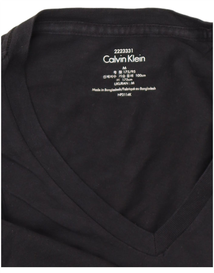 CALVIN KLEIN Herre T-Shirt Top Medium Sort