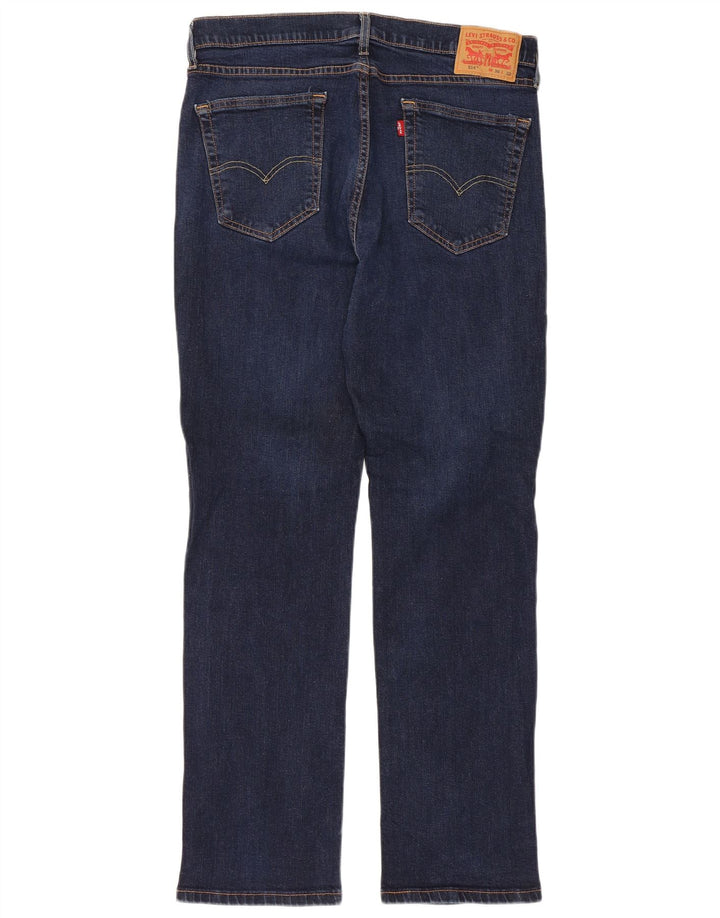Levi's herre 514 lige jeans W36 L32 marineblå bomuld