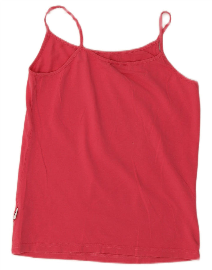 Kappa Dame Crop Cami Top UK 18 XL Rød Bomuld