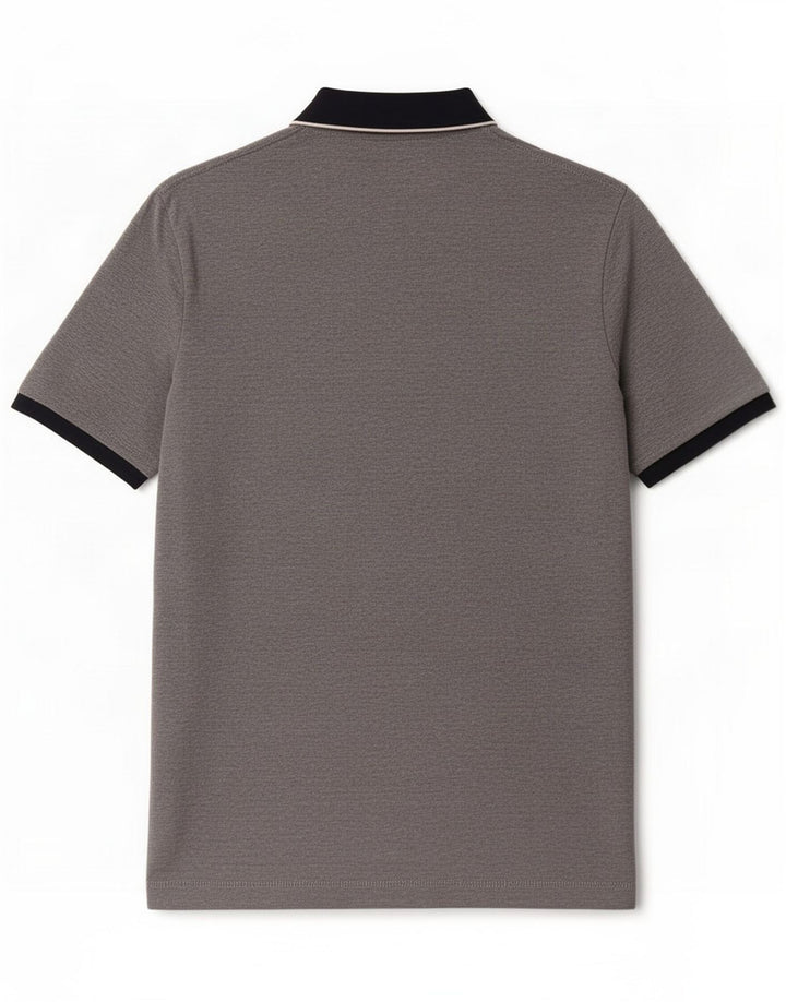 Marks & Spencer Herre Regular Fit Polo Shirt Small Grey Colourblock