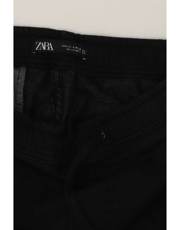 Zara Herre Cargo Bukser Small W30 L28 Sort