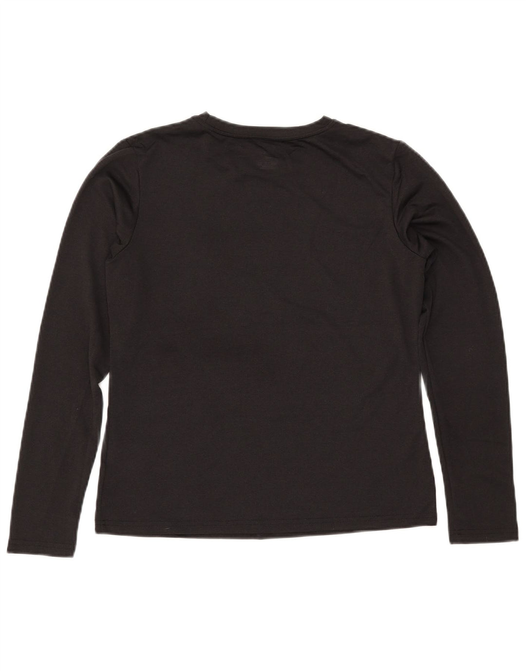 NIKE Dri Fit Top Langærmet US 8/10 Medium Sort Polyester