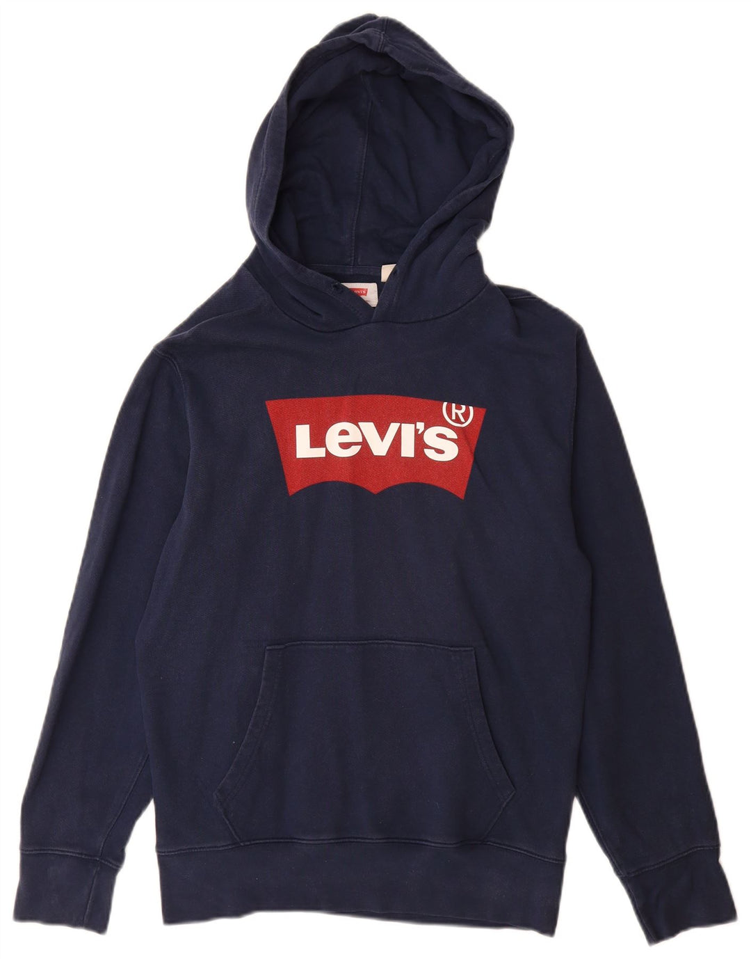 Levi's Grafisk hættetrøje til mænd, lille marineblå bomuld