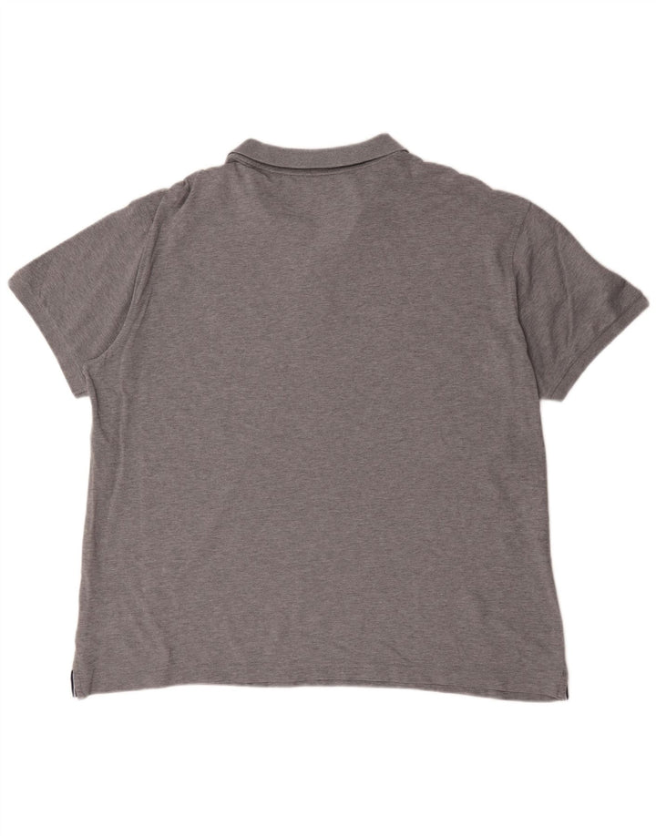 Gant Polo Shirt til mænd 4XL Grå Flecked Bomuld