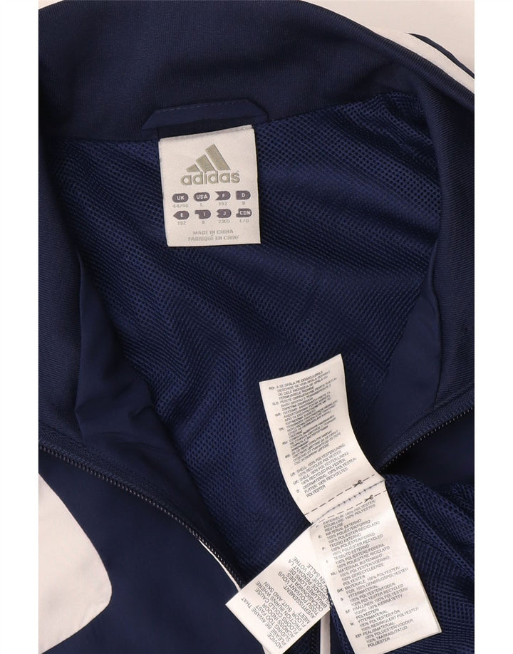 Adidas Træningsdragt til mænd Top jakke Stor marineblå Colourblock Polyester