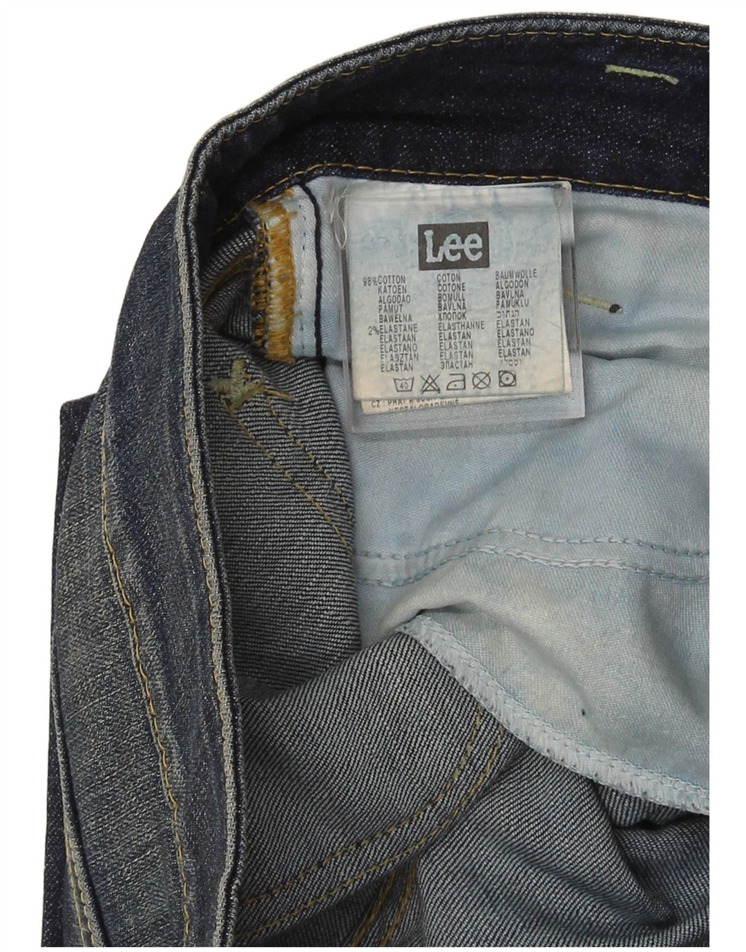Lee Dame Leola Bootcut Jeans W28 L32 Marineblå Bomuld