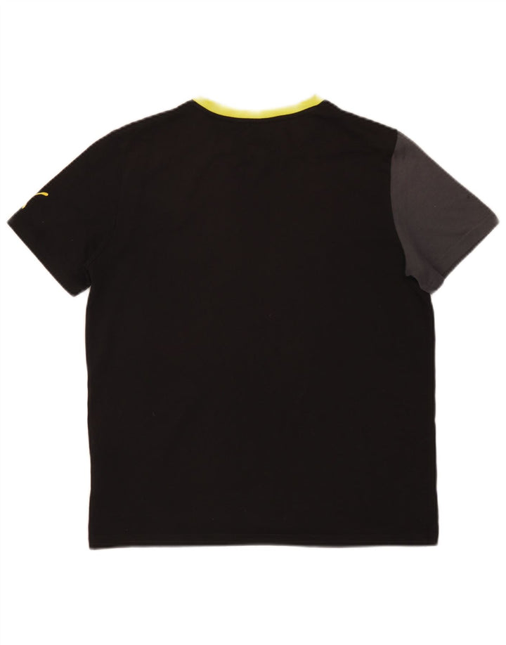 Puma Boys Grafisk T-Shirt Top 15-16 år Sort Colourblock Polyester