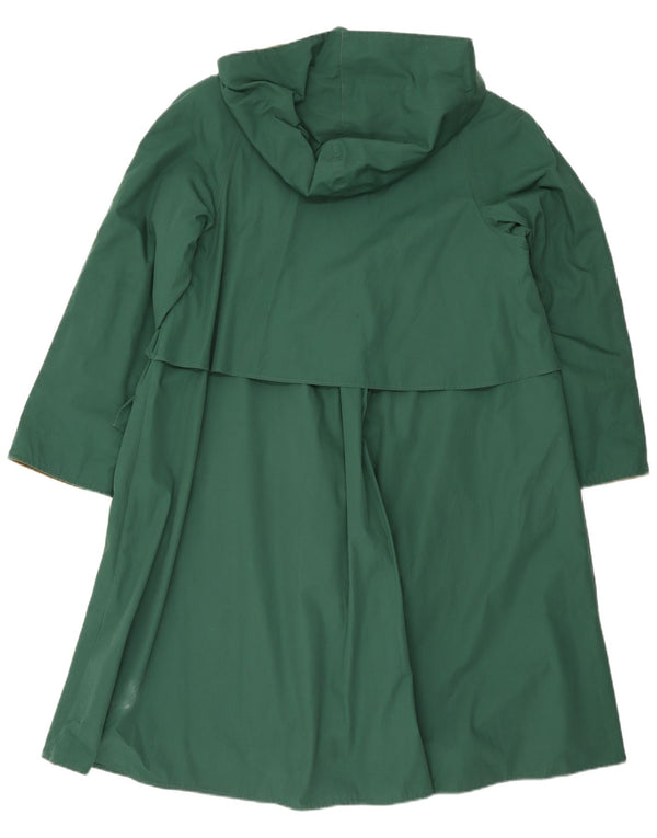 Anthea Mens Hooded Trench Coat IT 44 Medium Green