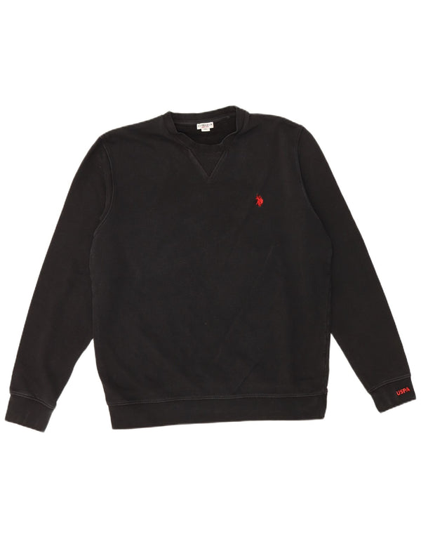 U.S. Polo Assn. Herre Sweatshirt Jumper 2XL Sort