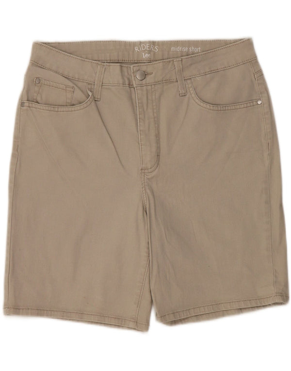 LEE Womens Riders Mid Rise denimshorts US 12 Large W32 Beige Bomuld