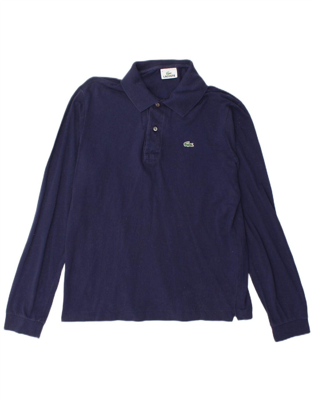 Lacoste Langærmet Polo Shirt til mænd Størrelse 4 Medium Navyblå Bomuld