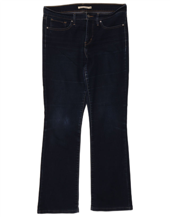 Levi's Womens 315 Shaping Bootcut Jeans W30 L30 Navy Blue