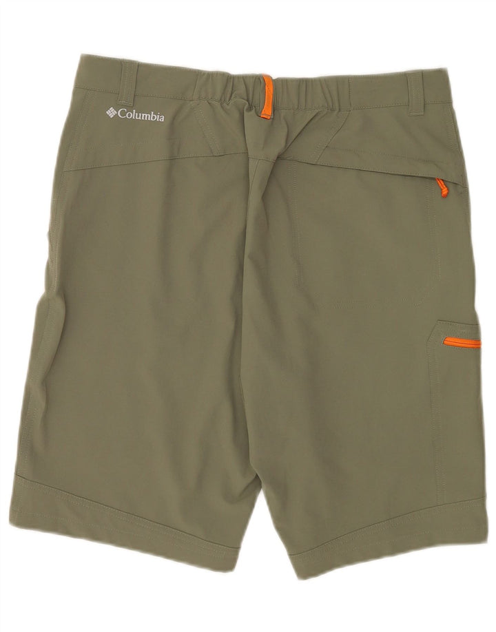 Columbia Herre Omni-Shield Cargo Shorts W34 Large Khaki Polyester
