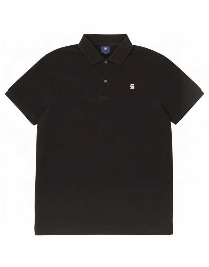 G-Star herre poloshirt Medium sort bomuld