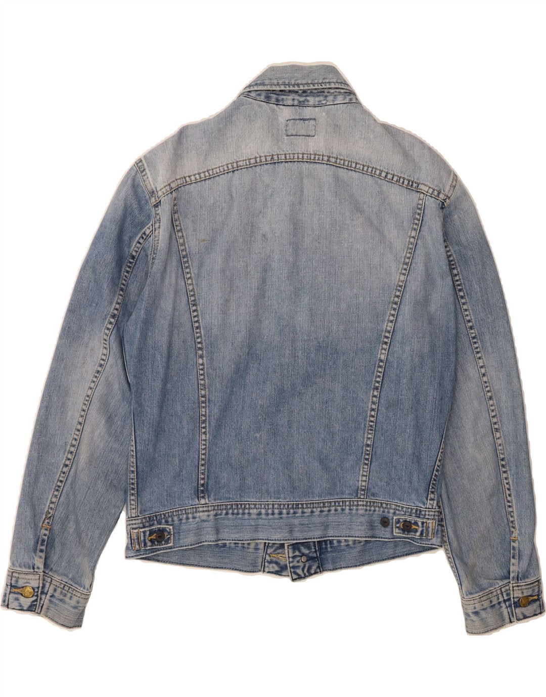 LEE Womens Denim Jacket UK 16 Large Blue Cotton Vintage Lee and Second-Hand Lee from Messina Hembry 