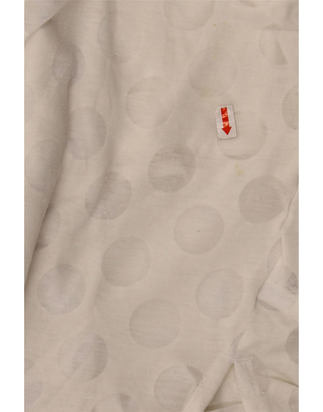 ADIDAS Damevest Top UK 10 Lille hvid geometrisk polyester