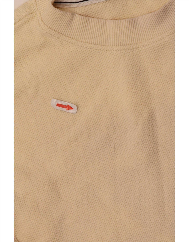 Calvin Klein Herre Top Langærmet XL Beige Bomuld