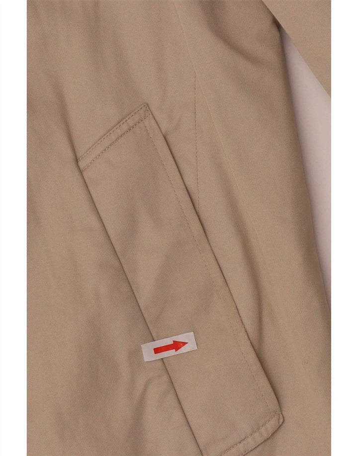 Aquascutum Herre Overfrakke UK 40 Stor Beige Bomuld