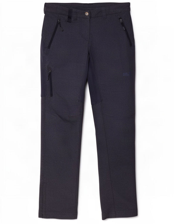 Jack Wolfskin Dame Slim Cargo Trousers UK 8 Small W30 L30 Navy Blue
