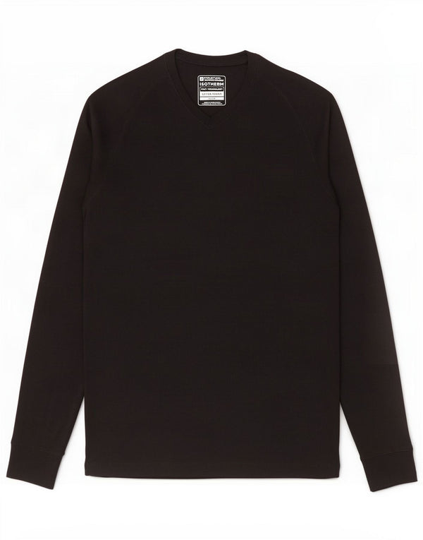 Mountain Warehouse Herre Top Langærmet XS Sort Polyester