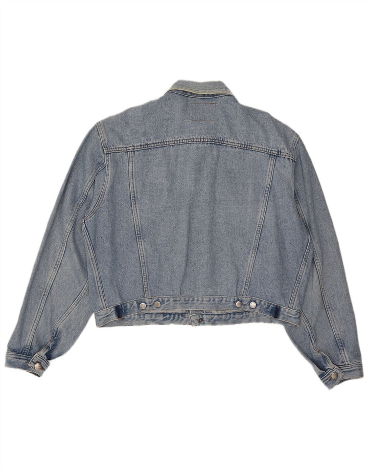 El Charro Dame Oversized denimjakke UK 18 XL Blå Bomuld