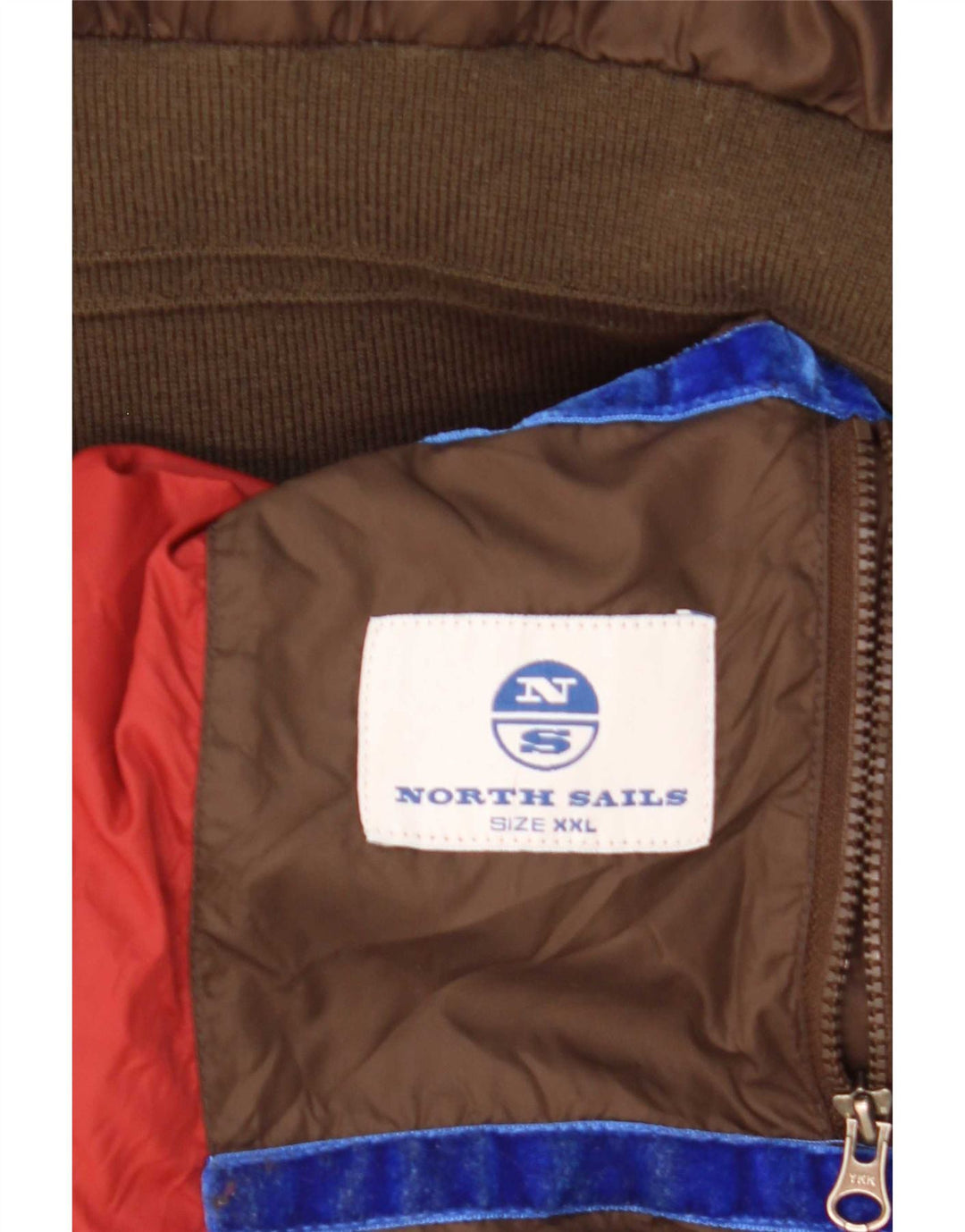 North Sails Herre Polstret Jakke UK 44 2XL Brun Polyamid