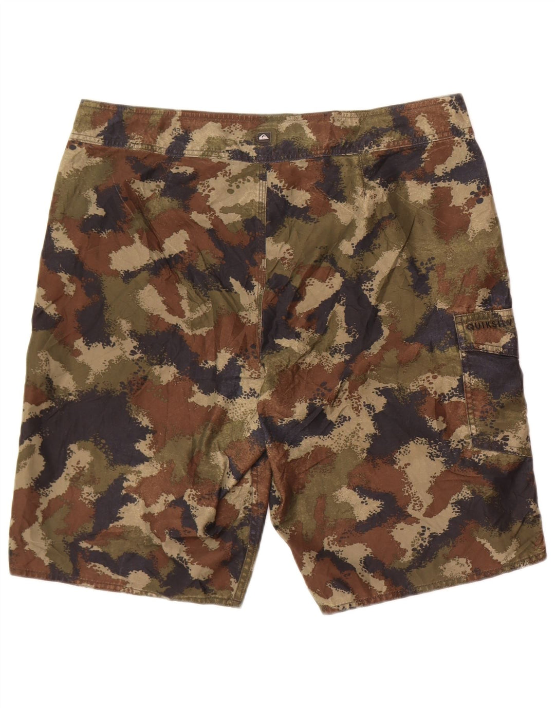 Quiksilver Badeshorts til mænd Large Khaki Camouflage Polyester