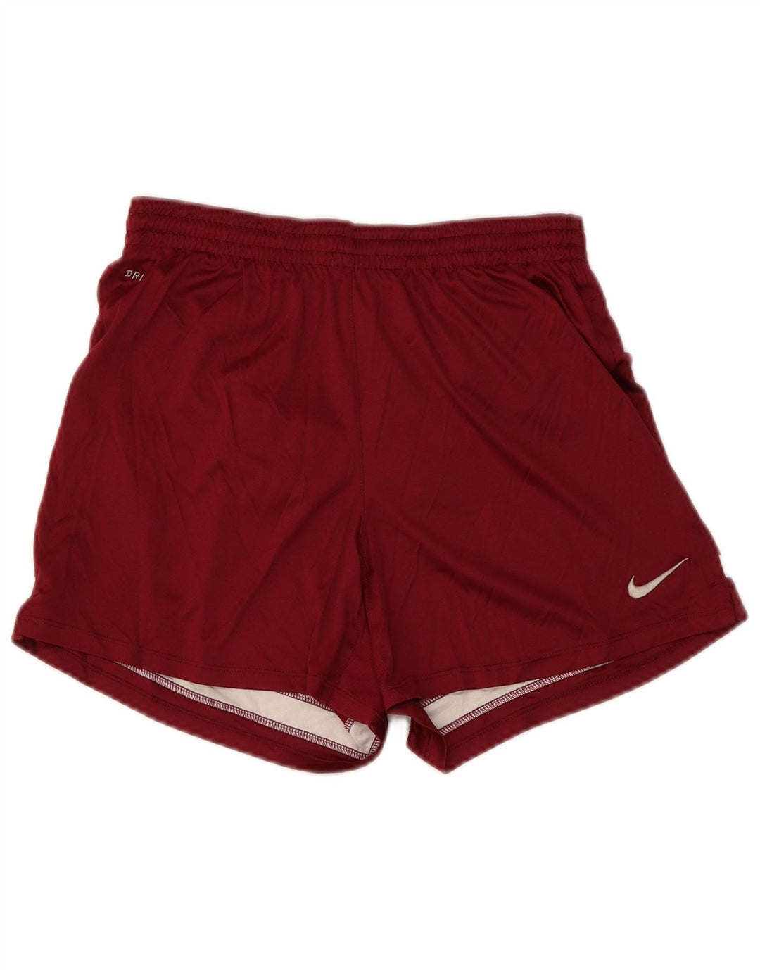 NIKE Dri Fit sportsshorts til kvinder UK 10 Lille rødbrun polyester