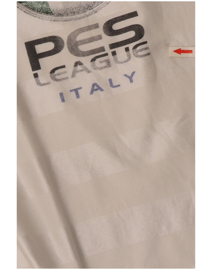 Adidas Grafisk T-shirt top til mænd, stor hvid polyester