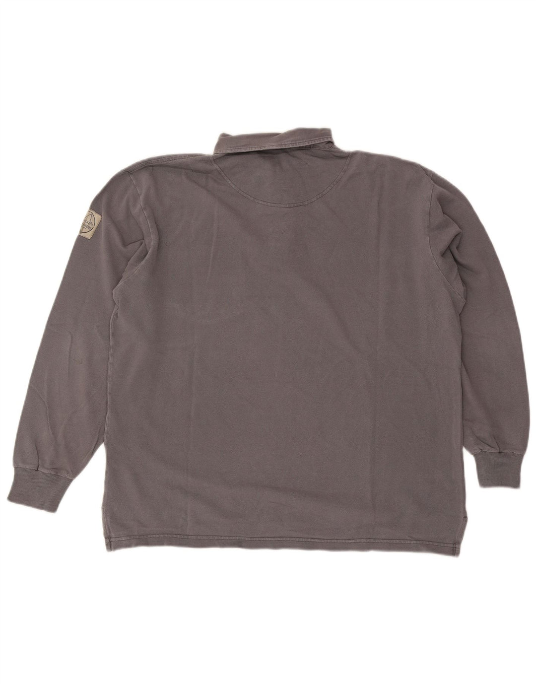 Murphy & Nye Herre Sailmakers Langærmet Loose Fit Polo Shirt Medium Grey