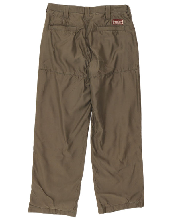 Marlboro Classics Herre Lige Chinobukser EU 50 Large W34 L30 Khaki