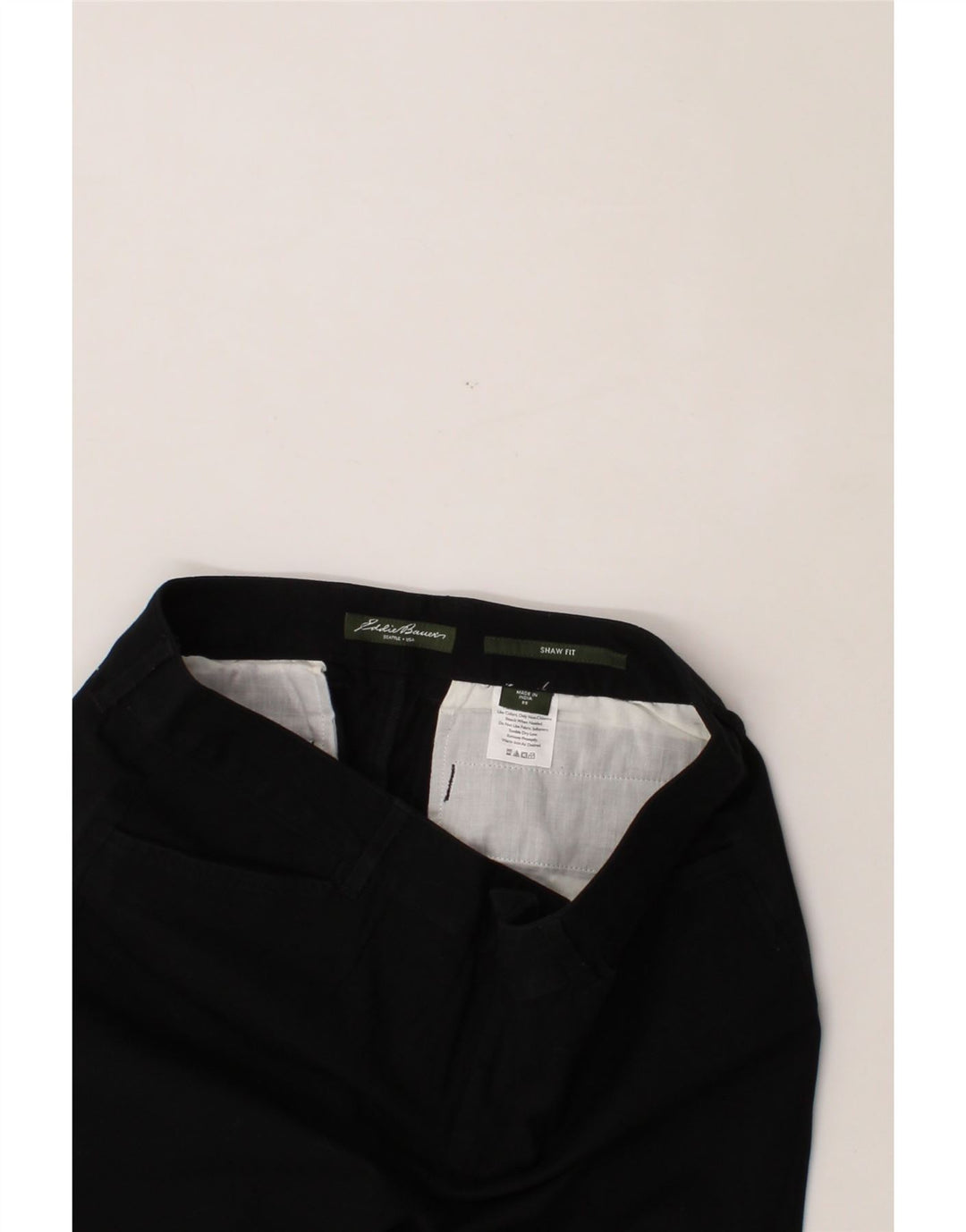 EDDIE BAUER Womens Shaw Fit Casual Trousers US 8 Medium W30 L29 Black Vintage Eddie Bauer and Second-Hand Eddie Bauer from Messina Hembry 