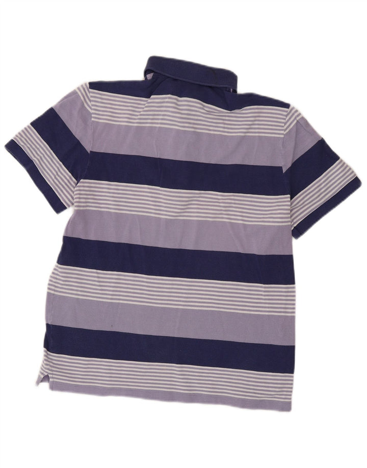 Lacoste Herre poloskjorte str. 4 Medium Lilla Stribet