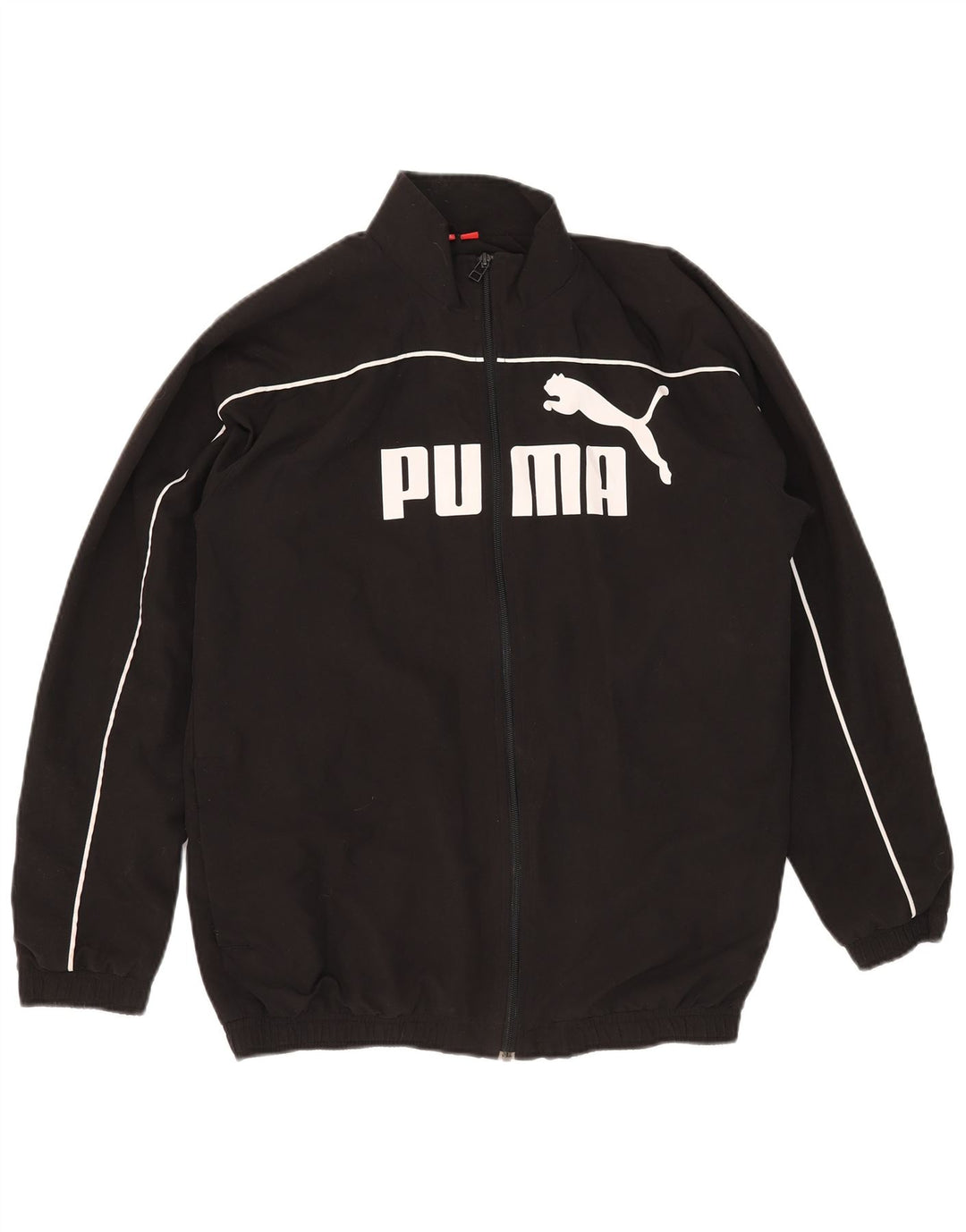 Puma drenge grafisk træningsdragt topjakke 15-16 år sort polyester