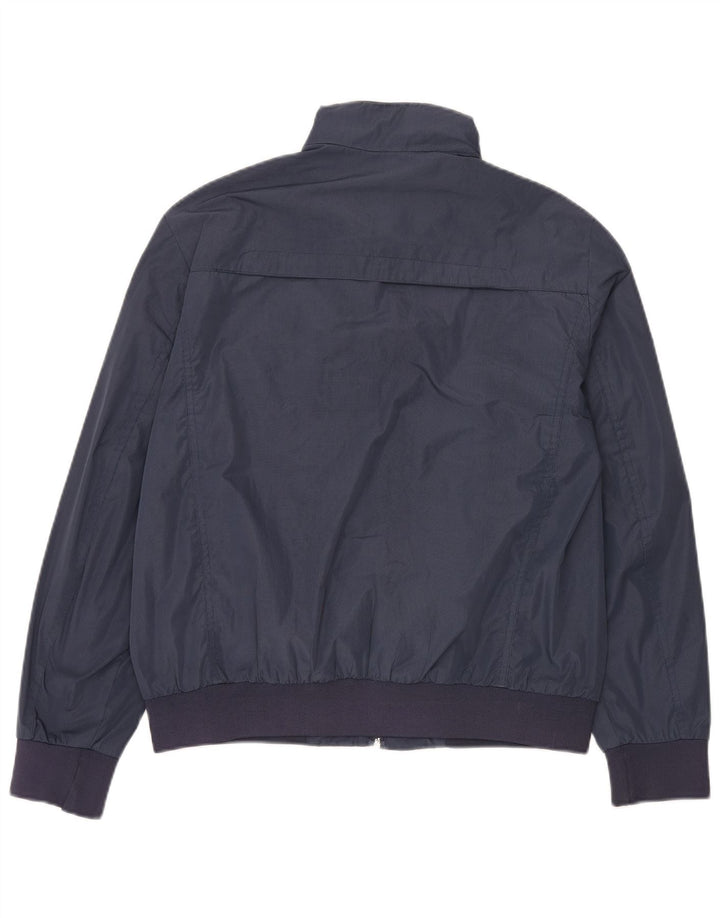 Wampum Herre Bomber Jacket UK 40 Large Navy Blue Polyester
