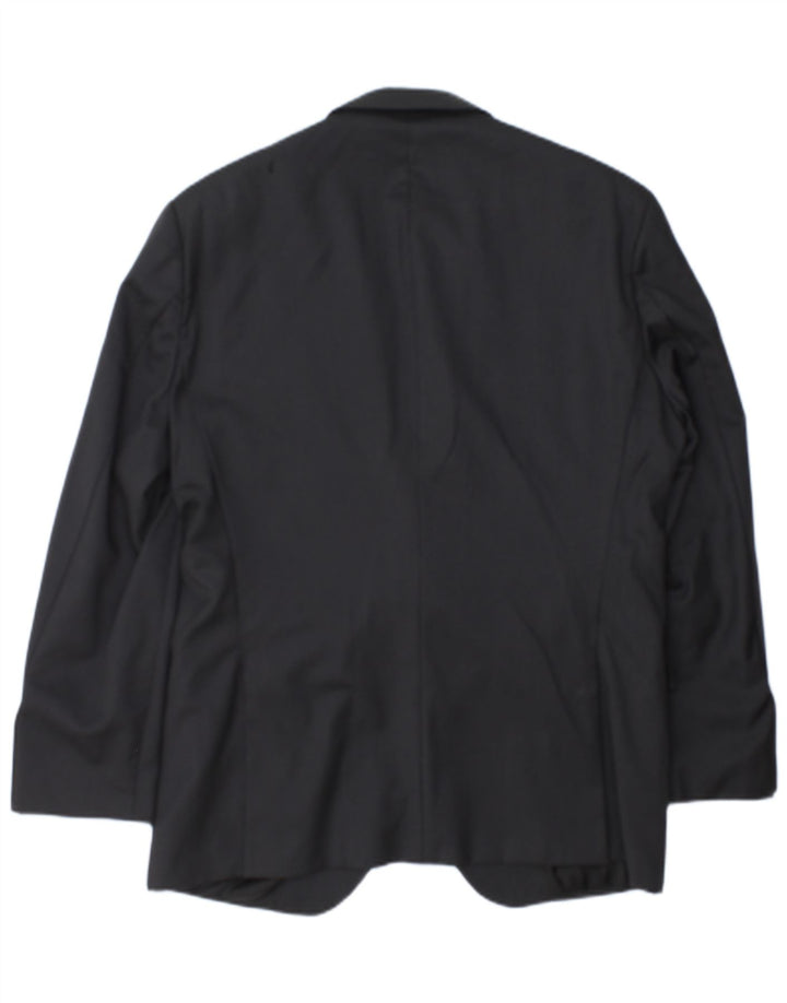 Hugo Boss Herre skræddersyet 2-knaps blazerjakke EU 52 XL grå nålestribe