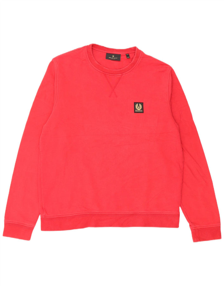Belstaff Herre Sweatshirt Jumper 2XL Rød Bomuld
