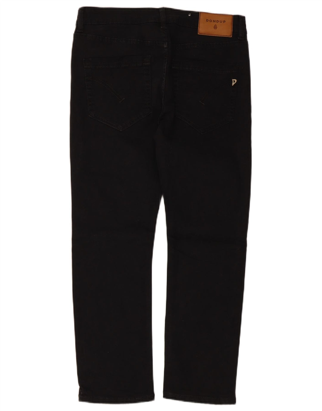 Dondup Dame Cropped Jeans W27 L25 Sort Bomuld