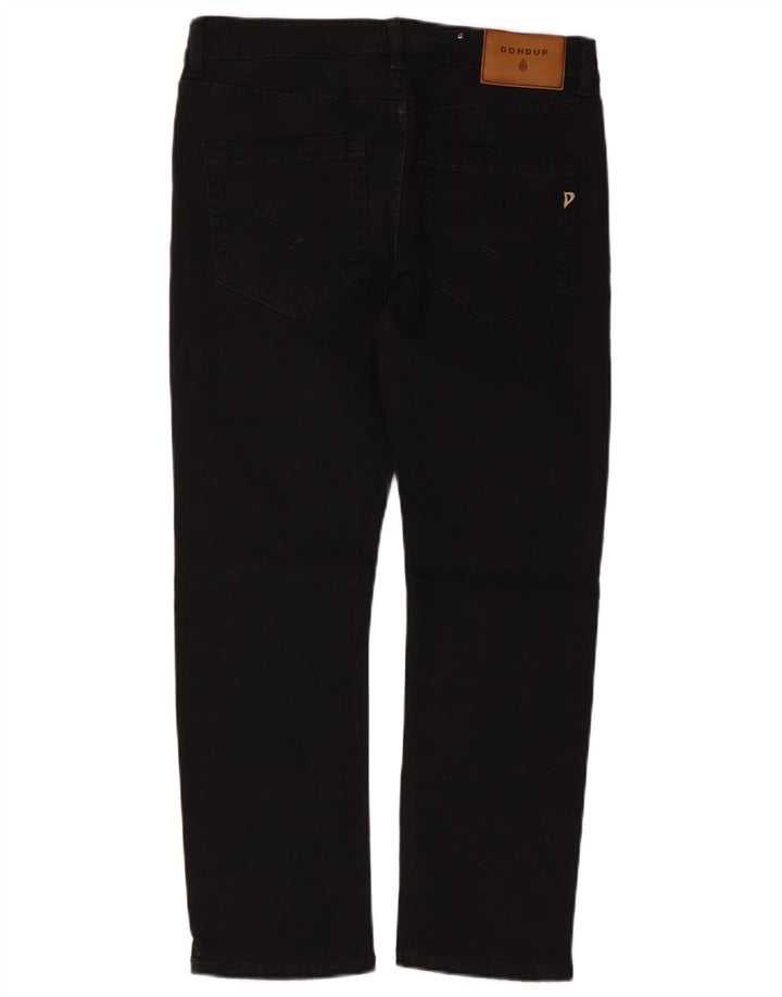 Dondup Dame Cropped Jeans W27 L25 Sort Bomuld