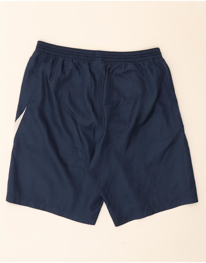 Asics Herre Sportshorts Large Navy Blue Colourblock Polyester